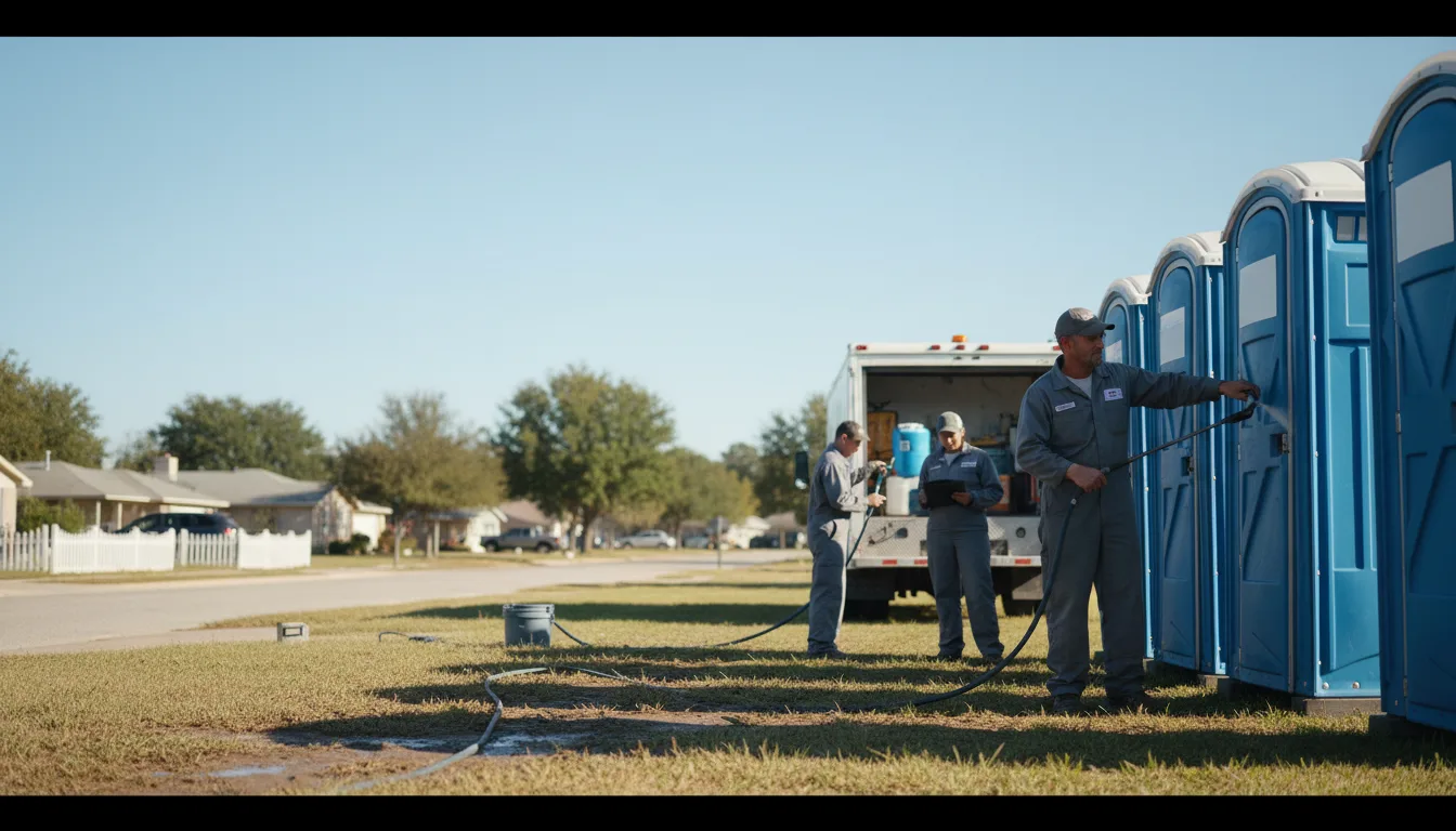 Long-Term Portable Toilet Rental in Coleman, TX near me